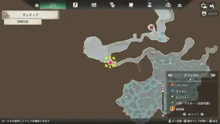 ドドブランゴの出現場所マップ1