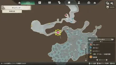 ブランゴの出現場所マップ1