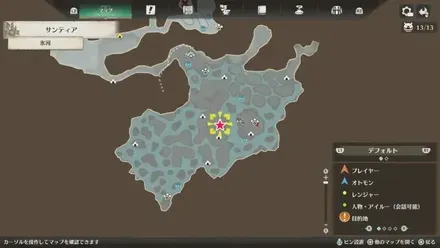 ブラキディオスの出現場所マップ1