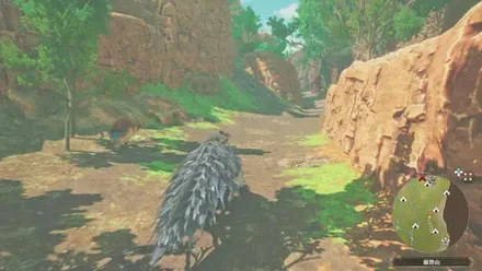 ガーグァの出現場所見た目1