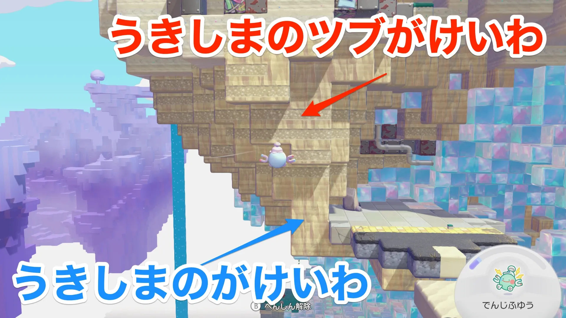 うきしまのツブがけいわの見た目