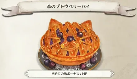 森のブドウベリーパイ画像