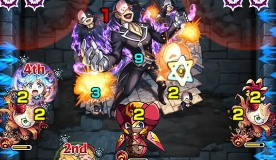 タマネギやボスは地雷を持って攻撃