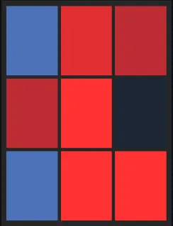 若月健矢（飛翔）のホット・コールドゾーン画像