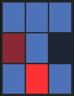 Ｇ・ポランコ（飛翔）のホット・コールドゾーン画像