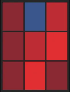 西川愛也（飛翔）のホット・コールドゾーン画像