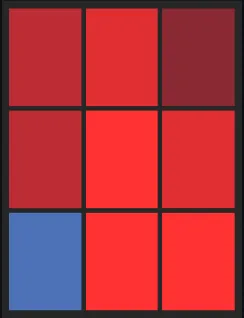 野村 佑希（飛翔）のホット・コールドゾーン画像