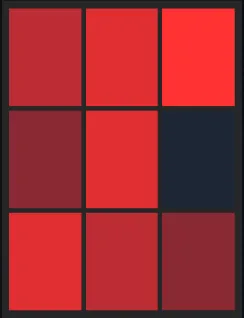 万波 中正（飛翔）のホット・コールドゾーン画像