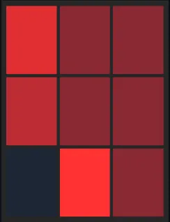 筒香嘉智（飛翔）のホット・コールドゾーン画像