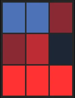 甲斐拓也（飛翔）のホット・コールドゾーン画像