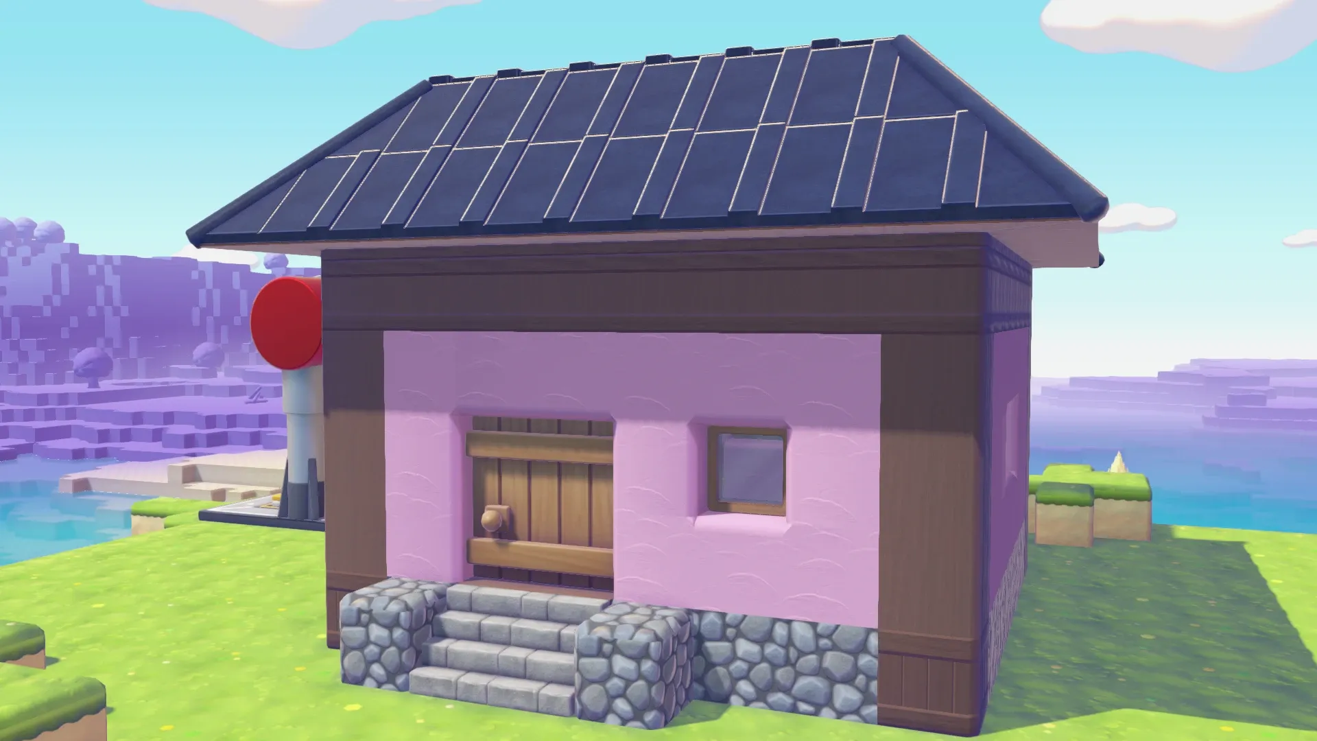 ピンクのいえの完成図