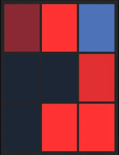 坂倉将吾（飛翔）のホット・コールドゾーン画像