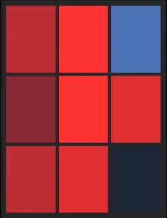 大山悠輔（飛翔）のホット・コールドゾーン画像