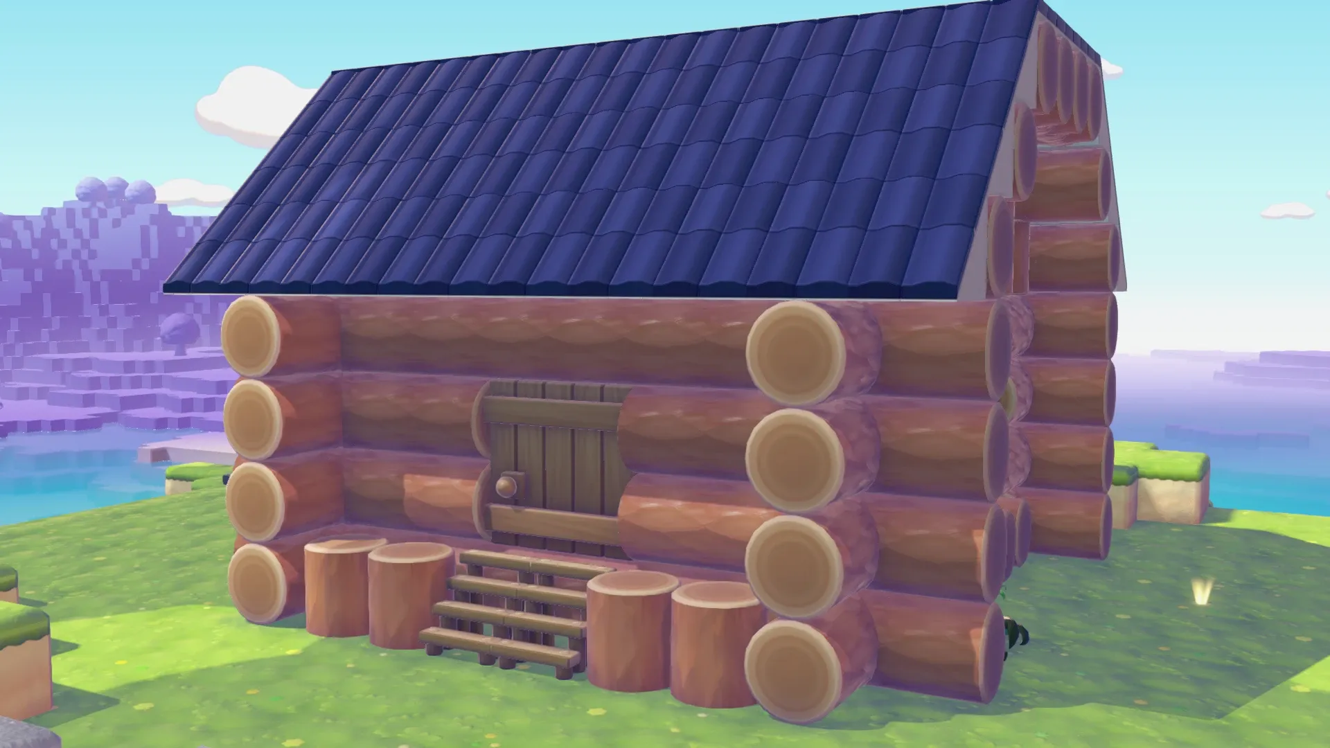 ログハウスの完成図