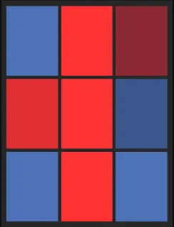 Ｏ・カリステ（飛翔）のホット・コールドゾーン画像