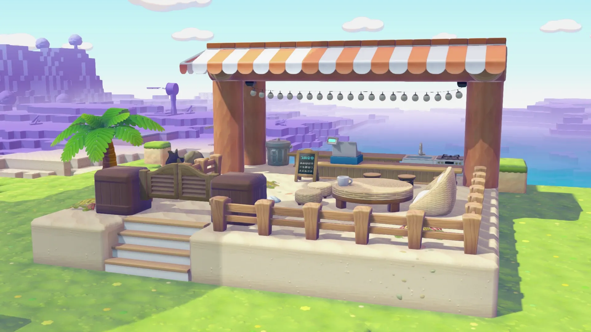 おしゃれなカフェの完成図