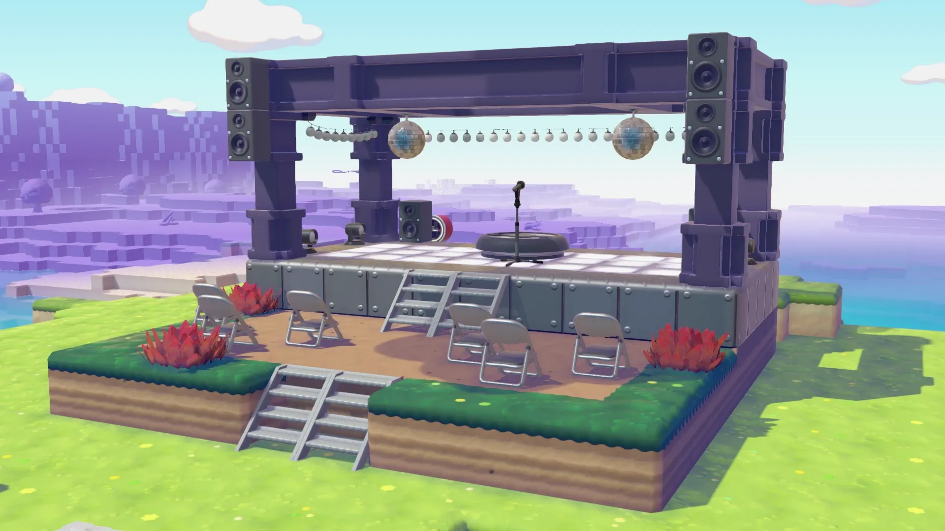 ライブステージの完成図