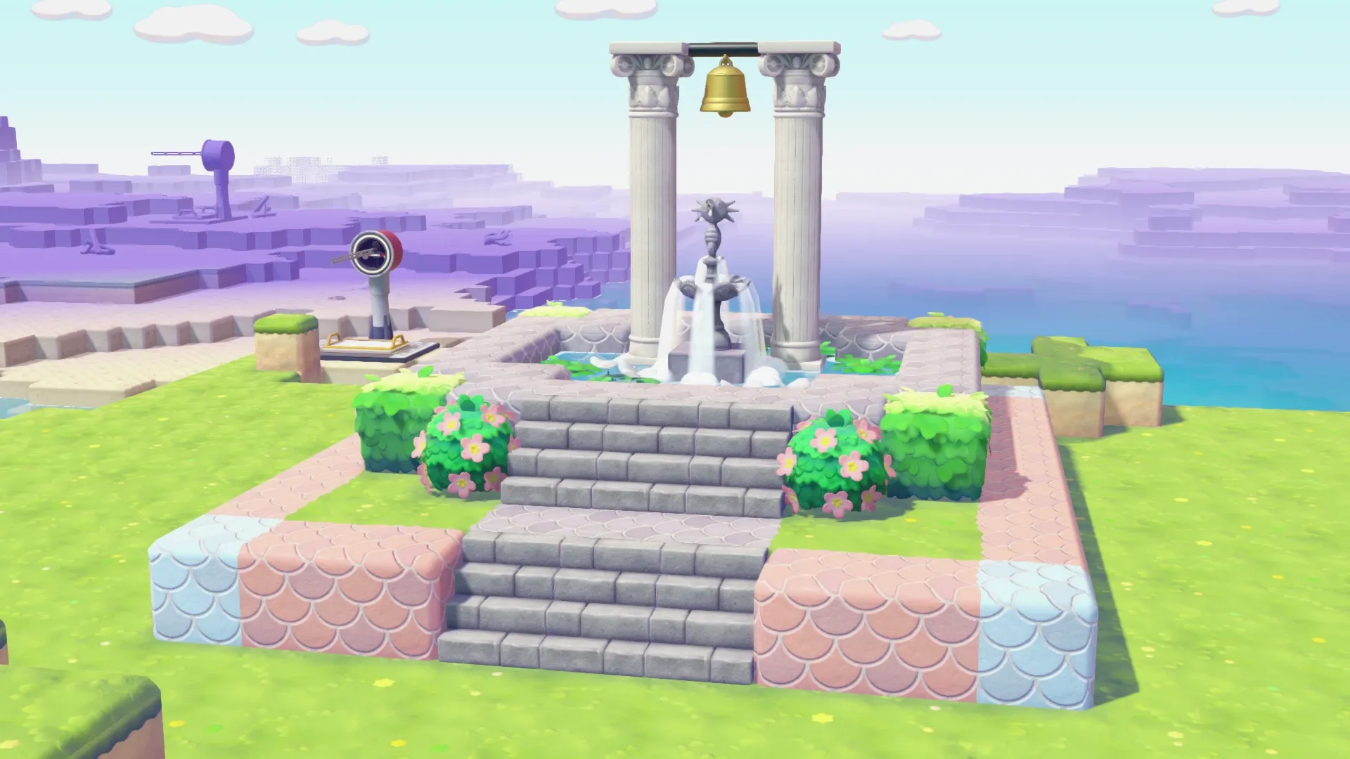 ふんすいひろばの完成図