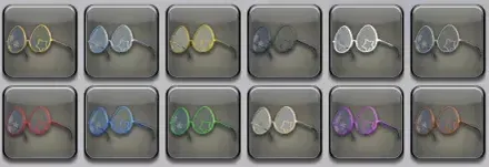 スリムフレーム・エッググラス見た目