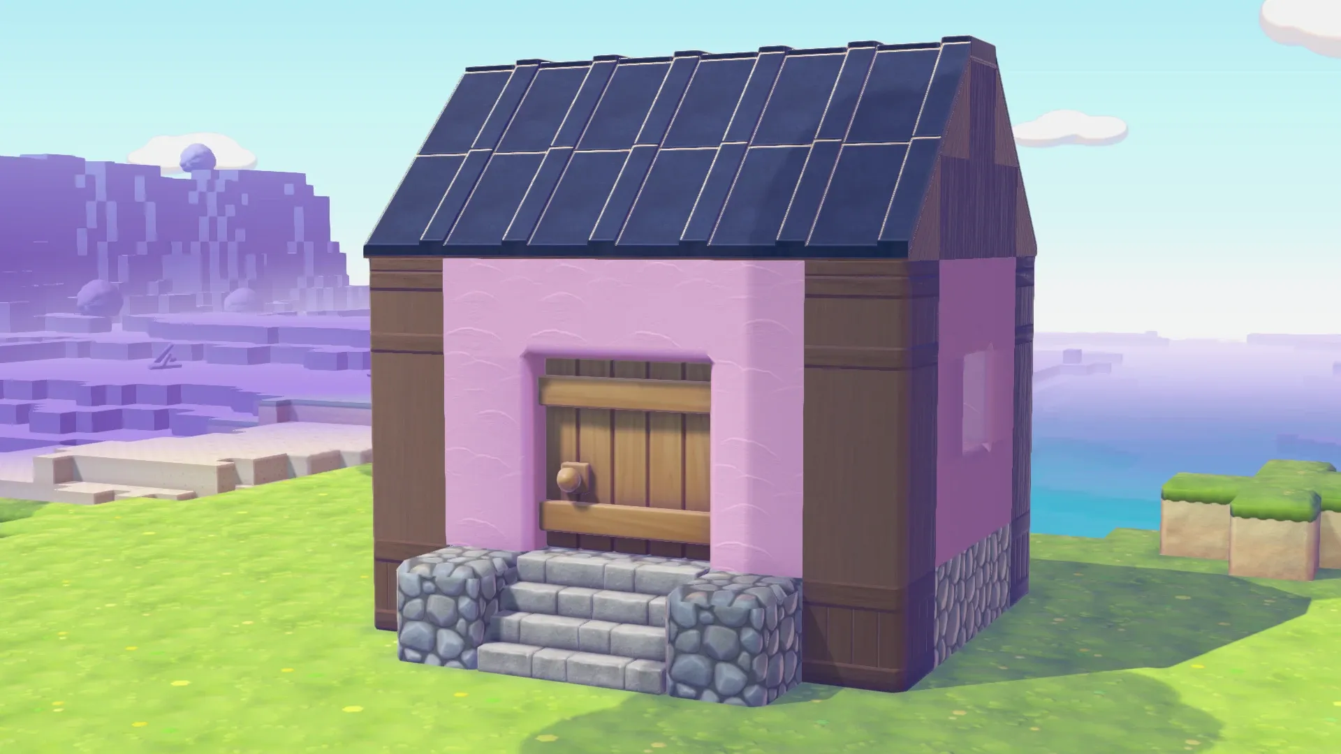 ピンクのこやの完成図