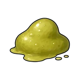 ネバネバの昆虫の粘液画像