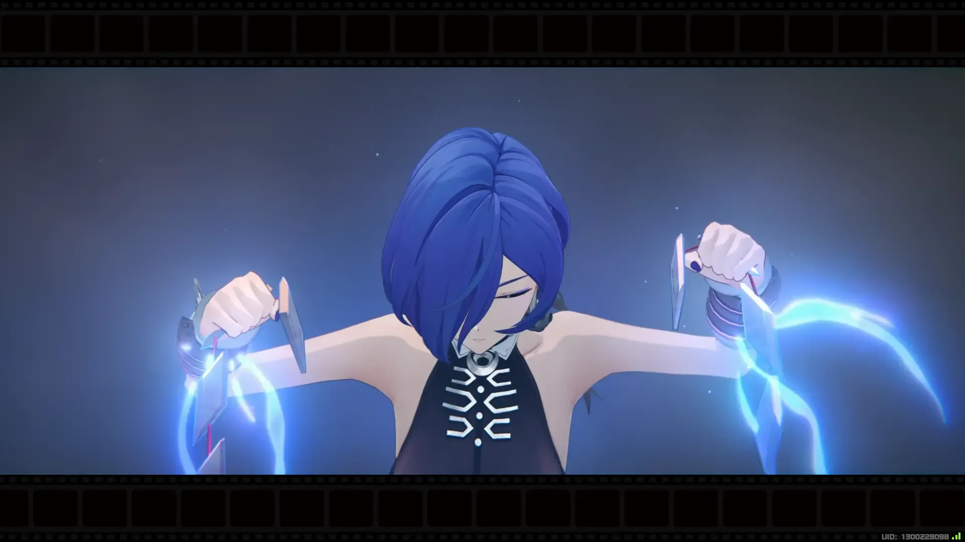 手を使うシーンも