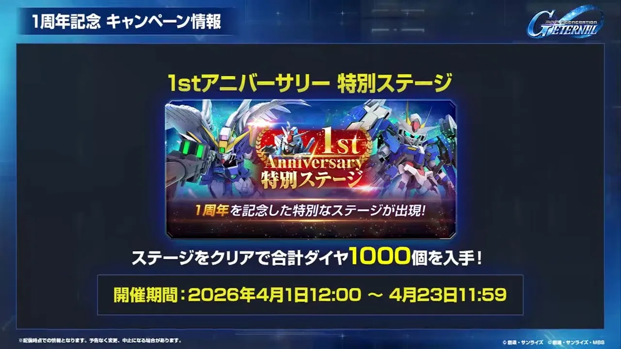 1stアニバーサリー特別ステージ