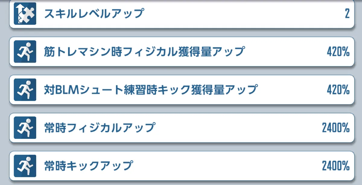 キックの育成に向いた練習能力