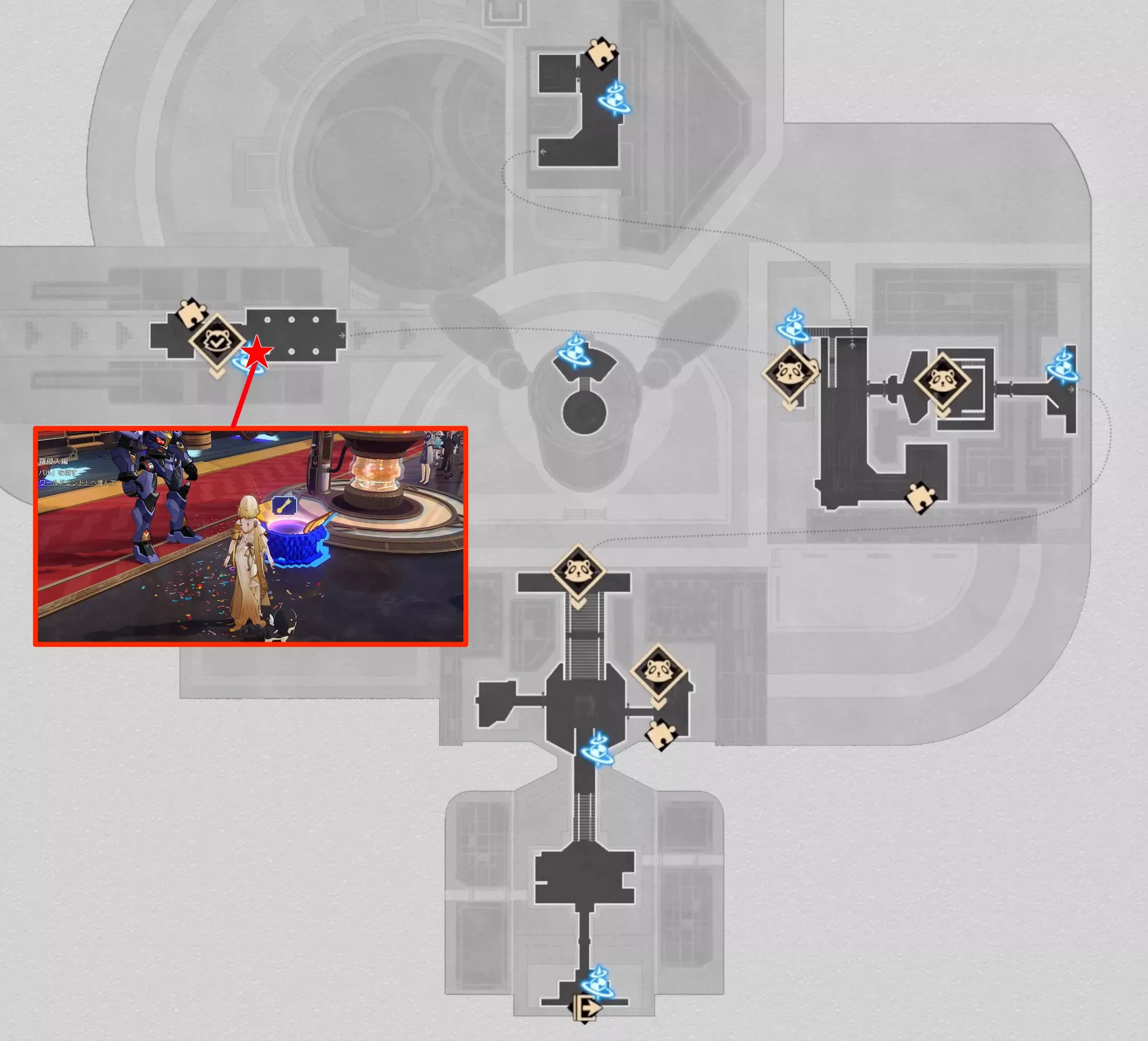 ハーモニー駅二次元ジャンプ