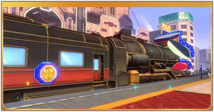 雲の島駅二次元ジャンプ