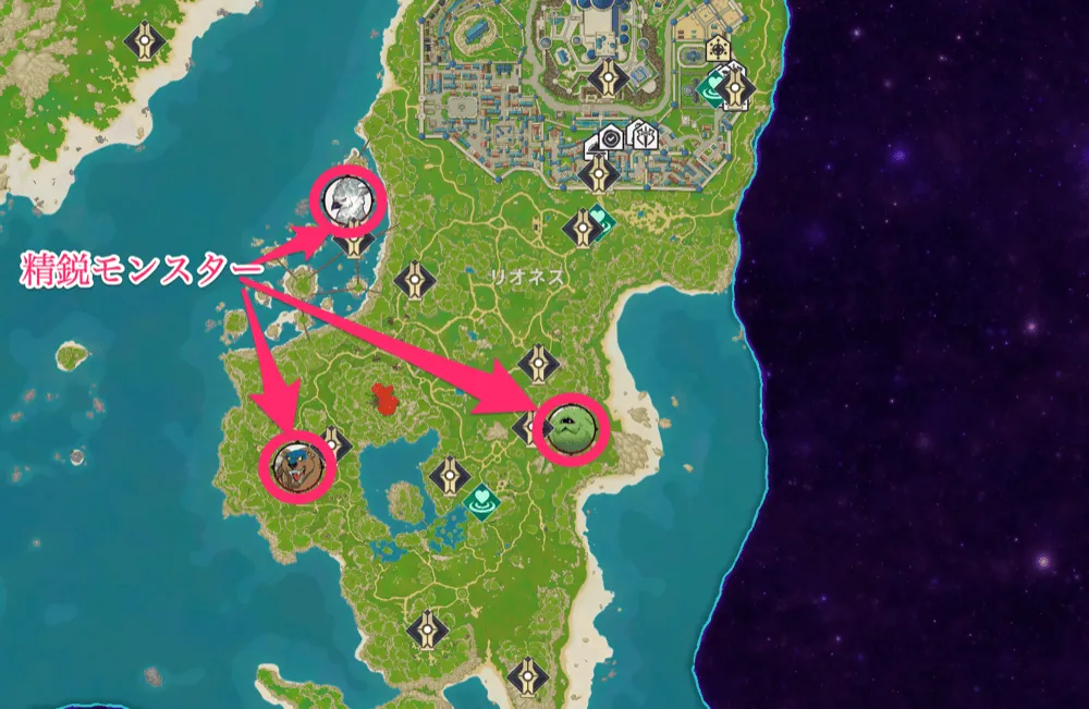 精鋭モンスターアイコン