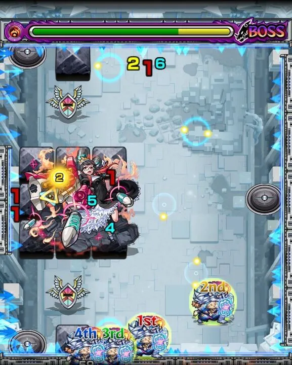 ニギミタマ星墓ボス1ザコ処理後