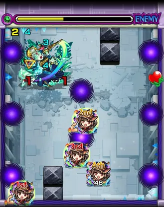 コキュートス星墓ステージ2クロスドクロ処理後