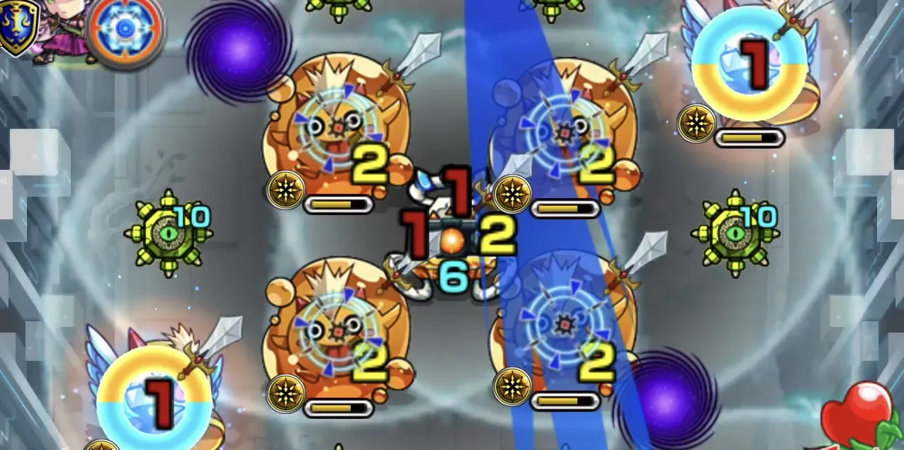 敵に攻撃することで攻撃力がアップ