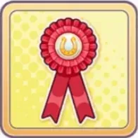 絆のロゼットリボンの画像