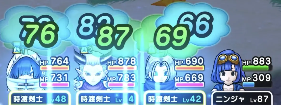 レベルアップによるMP回復が周回で大活躍