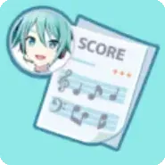 専用練習用スコア（中級）画像