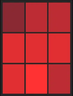 井口資仁（昇華）のホット・コールドゾーン画像