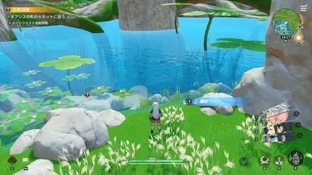 ゴーストグッピー_釣り場の見た目