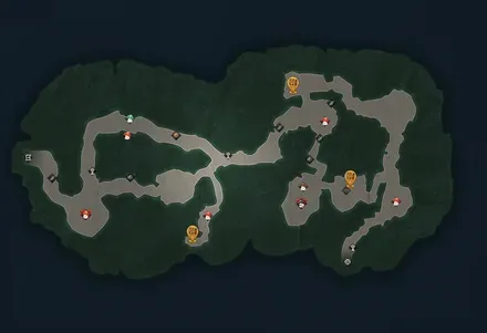 ヴェントス森のマップ