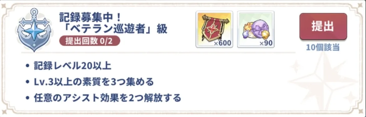 ベテラン巡遊者