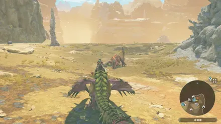 ティガレックス亜種の出現場所見た目1