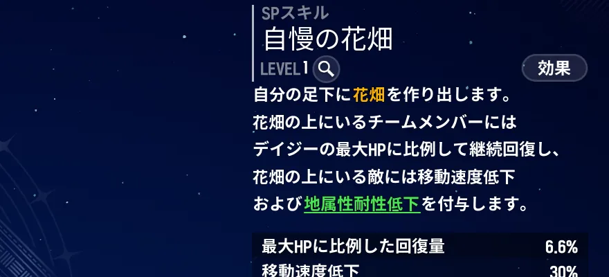 スキルで回復