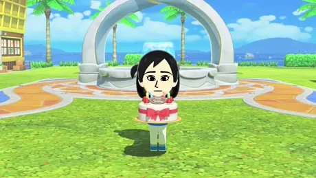 管理人の誕生日をお祝いしている様子