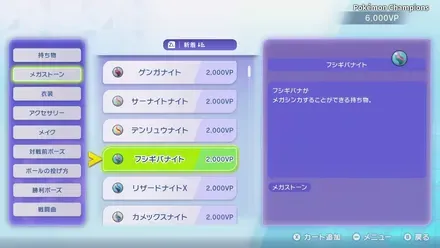 メガストーン購入