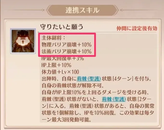 墨麟の連携スキル