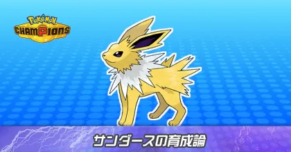 サンダースの育成論とパーティ