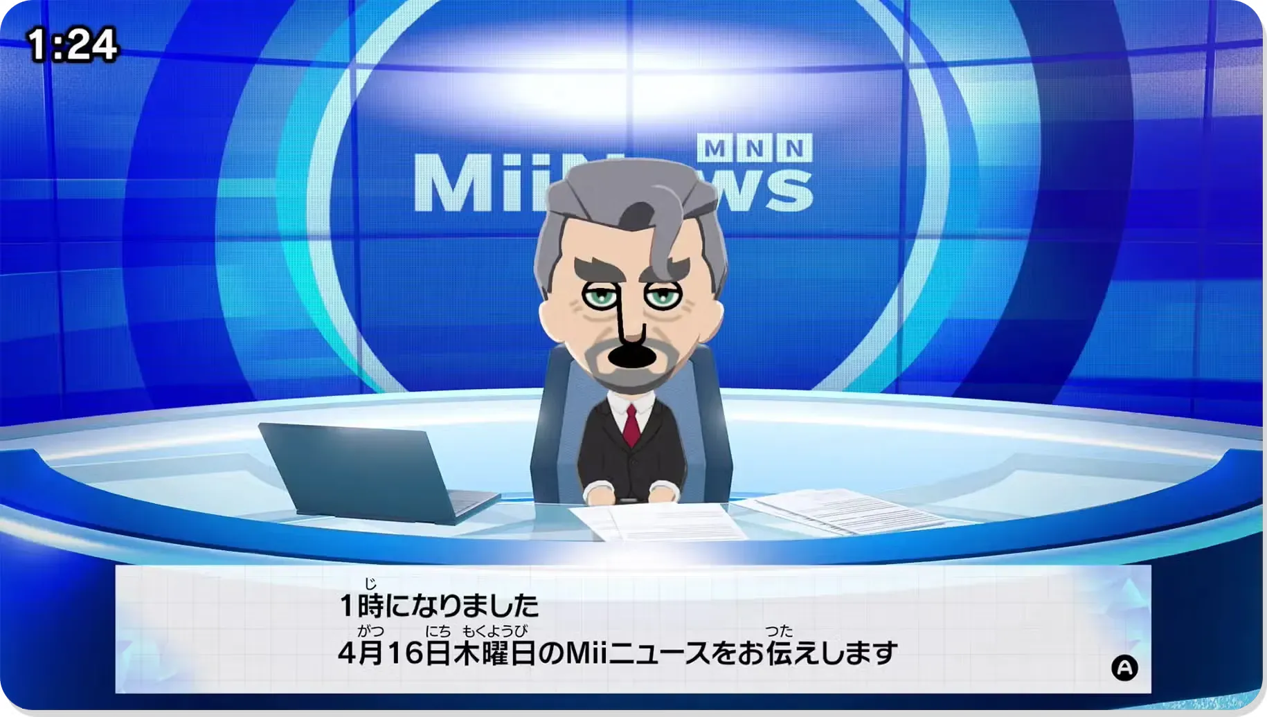 Miiニュースの放送時間帯