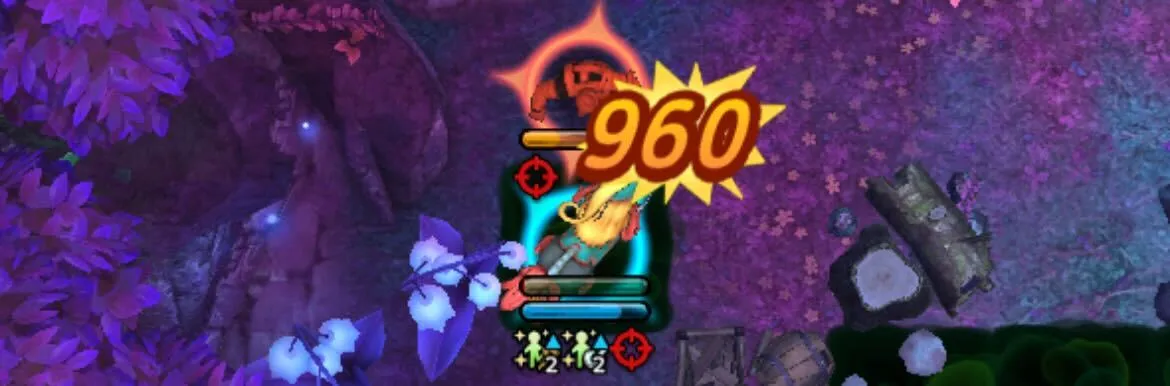 ダメージ床を踏まないように立ち回る