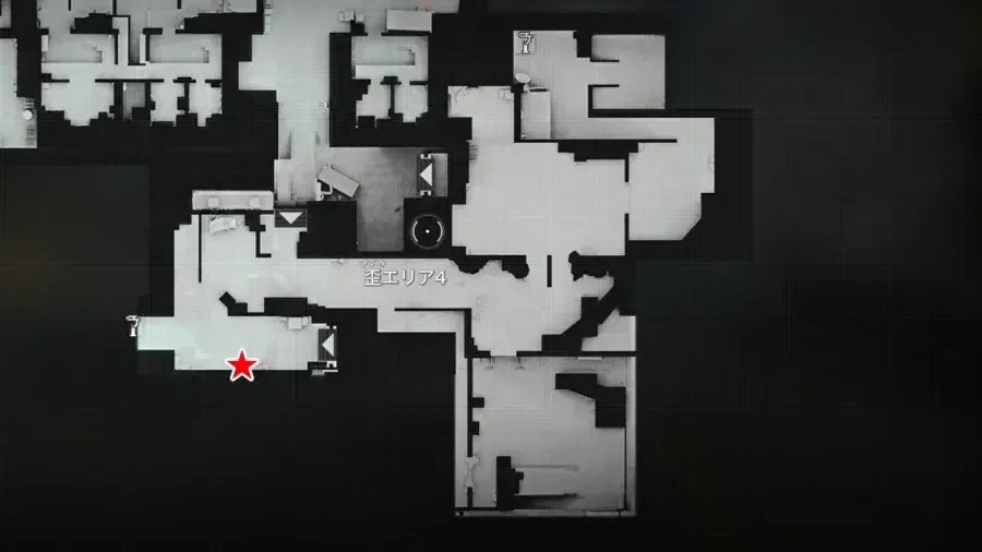 エリア4のマップ画像